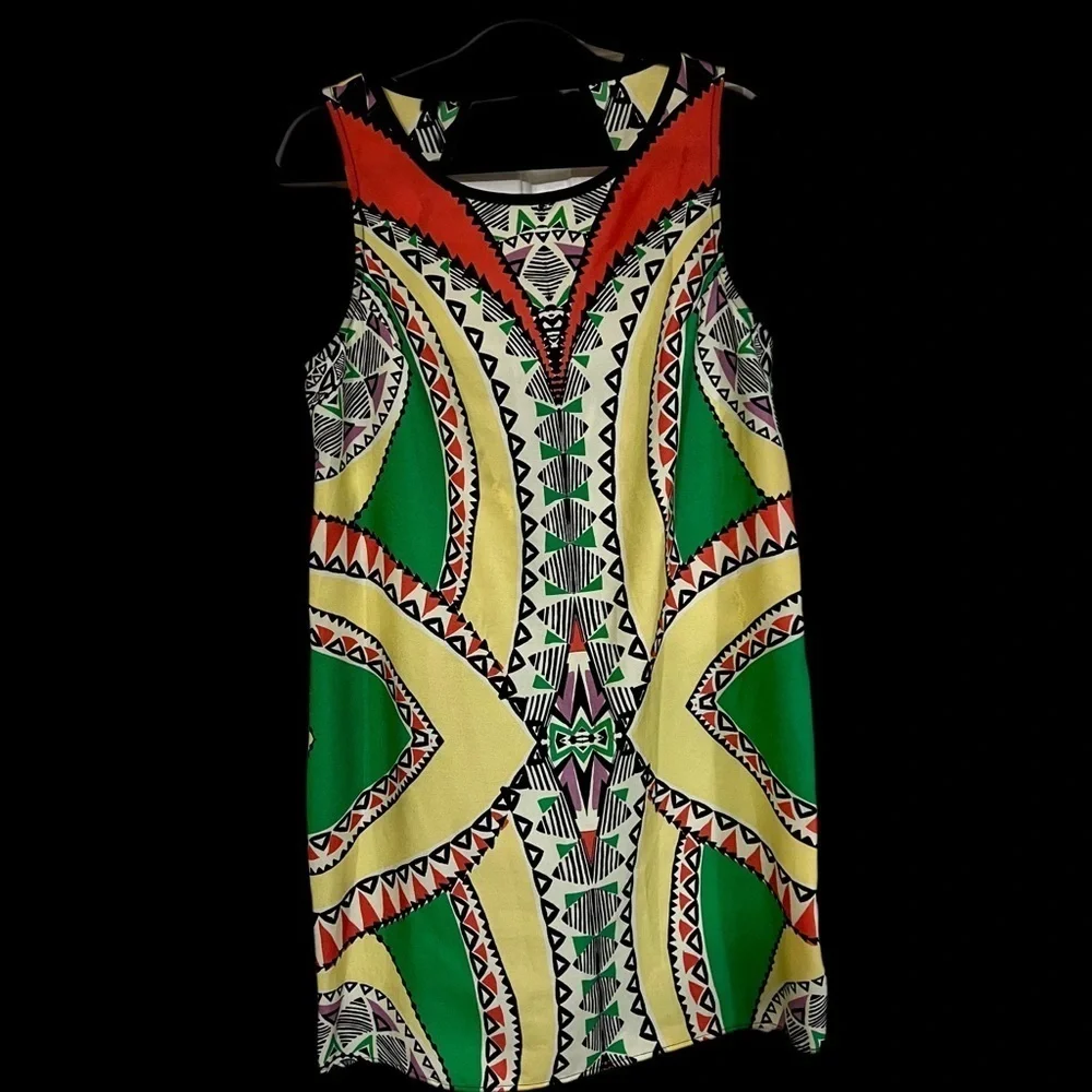 NEW! GLAM Mirror-Image Print Shift Dress! - Picture 8 of 10